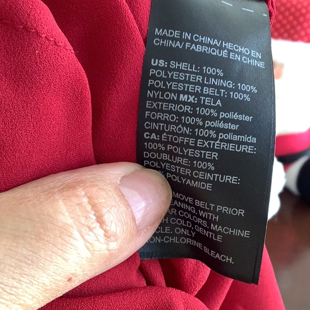 Gorgeous Red Dress 🖤🖤❤️NWT by WHBM - Picture 10 of 13